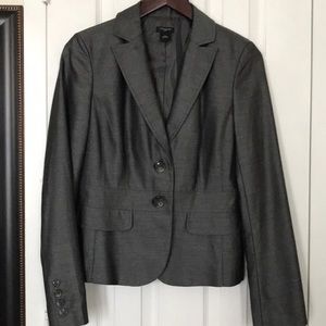 Pewter Ann Taylor blazer sz 4